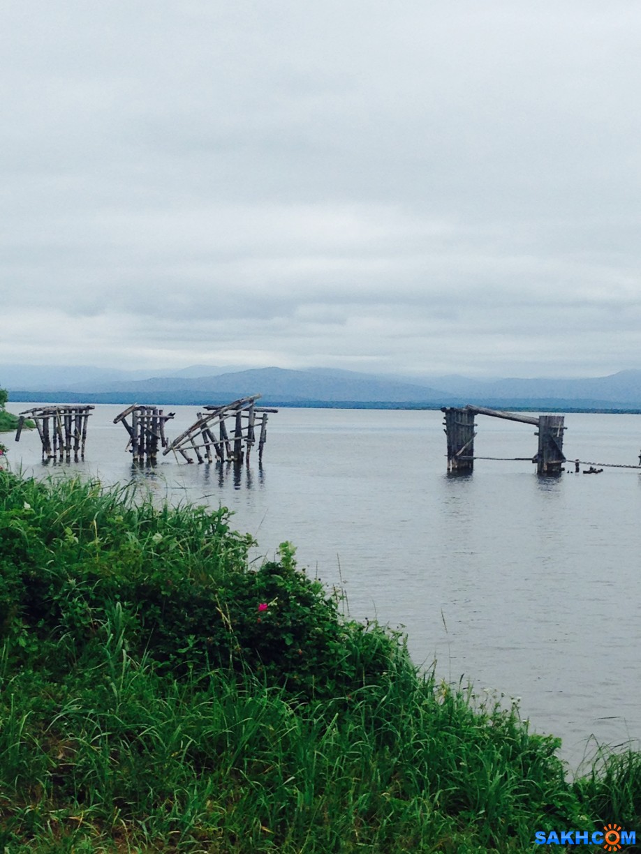 Natasha_L: Разрушенный мост на Айнском озере