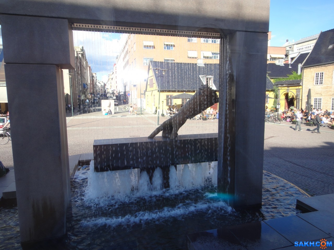 Николай_Рычков: Фонтан на Площади Кристиании в Осло
