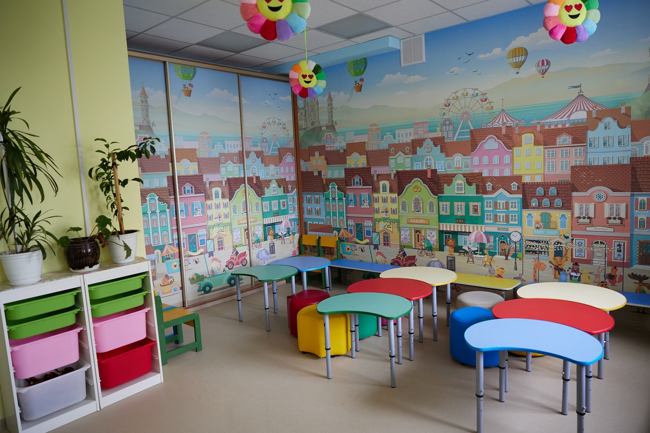 Дети в детских садах Южная Корея