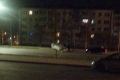 На Комсомольской в Южно-Сахалинске ночью перевернулся автомобиль