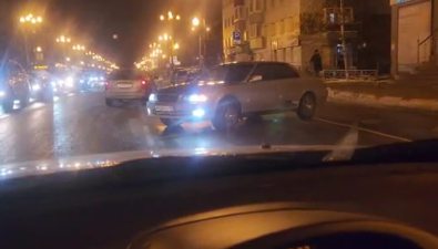 Из-за ДТП на проспекте Победы образовалась пробка