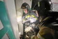 В шахте лифта южно-сахалинского дома возник пожар